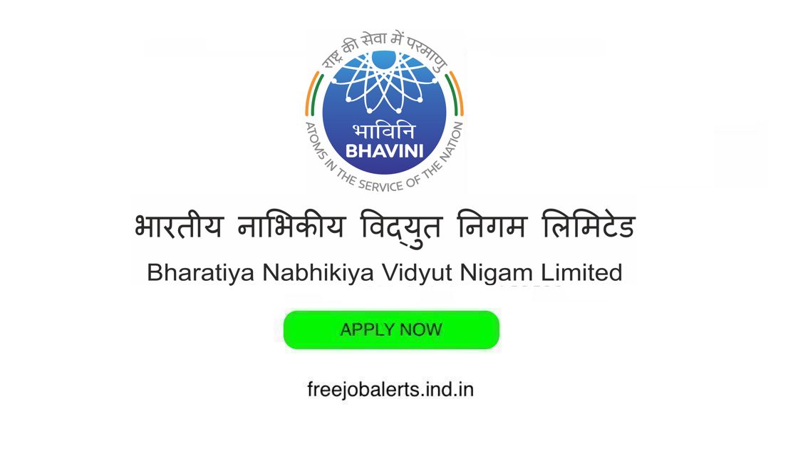 BHAVINI job openings - Free job alerts, Indian Govt Jobs