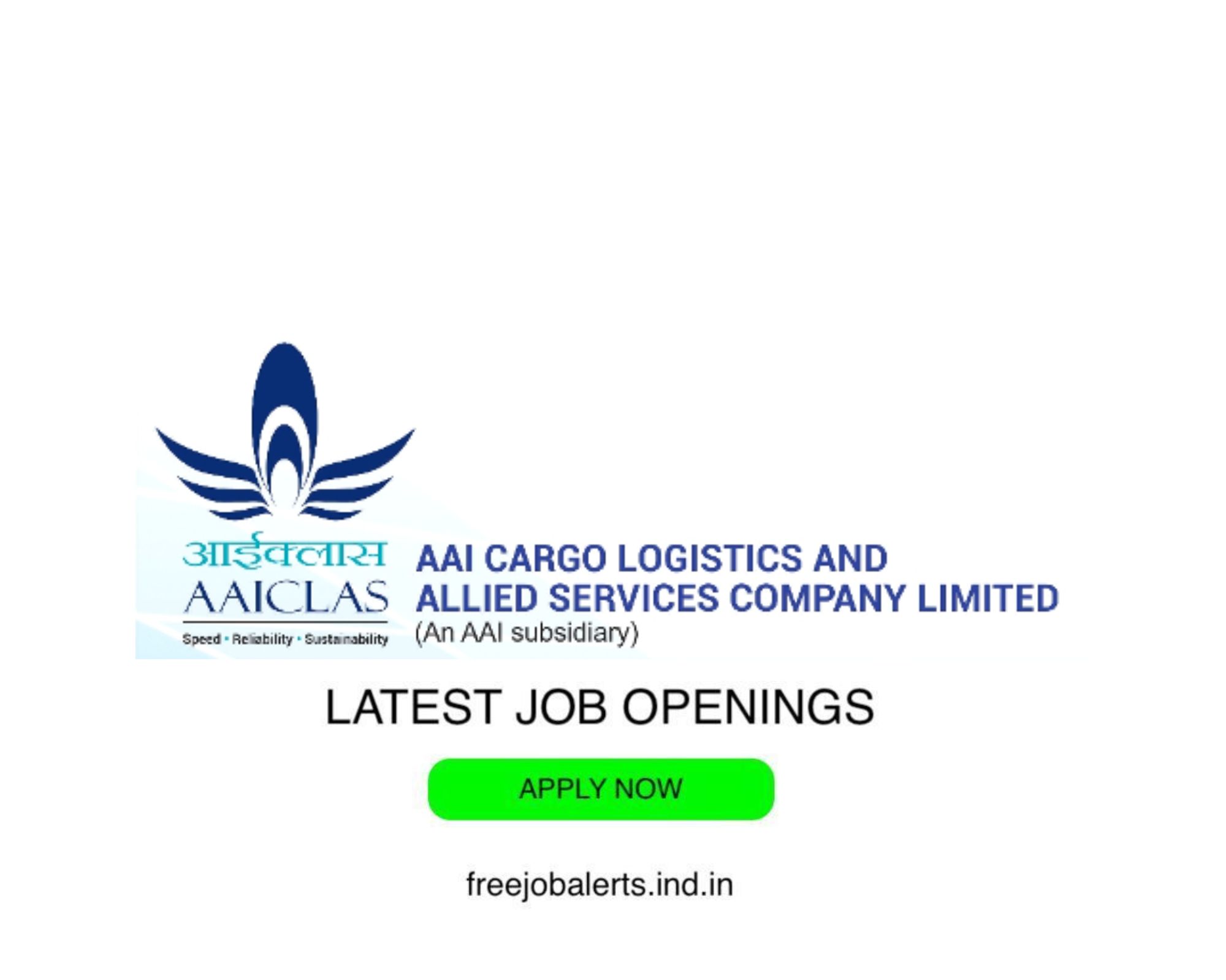 AAICLAS - AAI Cargo Logistics & Allied Service Company Limited - Latest Govt job openings - Free job alerts, Indian Govt Jobs